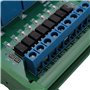 Reinscer Modbus RTU UART 3X DC 24V 8 canaux RS485 relais carte de circuit imprimé télécommande DIN35 Rail Box pour contrôle d'au