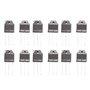 ISTOVO 12 Transistors de Silicium - D1047 + B817