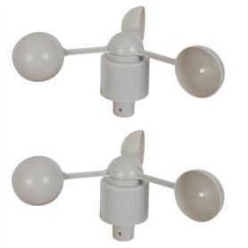 Kufughty 6X WH-SP-WS01 Anémomètre Instrument de Mesure de la Vitesse Du Vent Capteur de Vitesse Du Vent Instrument Météorologiqu