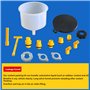 Reykentu Kit d'entonnoir de remplissage de liquide de refroidissement pour radiateur de voiture - Anti-déversement - Outil de re