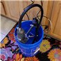 Sirxlevcy Chauffe-Eau à Moteur à Circulation Automatique Préchauffeur Noir Chauffe-Bloc Moteur Métal pour Générateurs Camions Mo