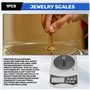 Kueohse Balance de Laboratoire Numérique, Échelle de Grammes 1000G 0,01GAprécision, Balance Électronique Multifonction de Haute 