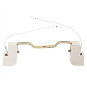 Bonkshire PoignéE en CéRamique en MéTal de Connecteur de Support de Lampe de Douille D'Ampoule R7S pour la LumièRe D'Inondation