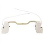Bonkshire PoignéE en CéRamique en MéTal de Connecteur de Support de Lampe de Douille D'Ampoule R7S pour la LumièRe D'Inondation