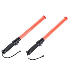 Ggnaxivs Paquet de 2 de Signalisation à LED de SéCurité RoutièRe de 21 Pouces pour Les Guides de Stationnement