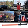 Ggnaxivs Paquet de 2 de Signalisation à LED de SéCurité RoutièRe de 21 Pouces pour Les Guides de Stationnement