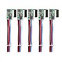 Muuoeou 5pcs 433.92MHz Universel Sans Fil DC 3.6V-24V Télécommande Interrupteur 1CH RF Relais Récepteur LED Lumière Contrôleur D