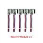 Muuoeou 5pcs 433.92MHz Universel Sans Fil DC 3.6V-24V Télécommande Interrupteur 1CH RF Relais Récepteur LED Lumière Contrôleur D