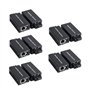 Osmond 5 Paires Mini Convertisseur de Média Fibre Optique Gigabit 100/1000Mbps Émetteur-Récepteur Optique Commutateur Ethernet S