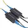 Osmond 5 Paires Mini Convertisseur de Média Fibre Optique Gigabit 100/1000Mbps Émetteur-Récepteur Optique Commutateur Ethernet S
