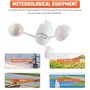 Xptieeck 5X WH-SP-WS01 Anémomètre Instrument de Mesure de la Vitesse Du Vent Capteur de Vitesse Du Vent Instrument Météorologiqu