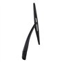 CAIONPLE Balais + Bras Essuie Glace Lame Noir pour Lunette Arriere de Voiture 307 SW/Estate de 2000 Une 2008