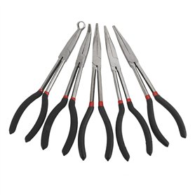 Ohulelks Lot de 5 Pinces à Bec Long et Effilé