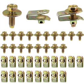 Kznifmk 20X Boulons de Carrosserie