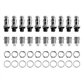 Qwertfeet 10 Jeux de Connecteurs D'Aviation M12 à 4 Broches 12 mm Mâle +