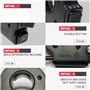 yasoe 1 Pcs Ebike 2 en 1 Clignotant Interrupteur Clignotant Bouton de Commutation Vélo Électrique Moto E-Bike Scooter Électrique