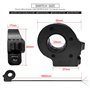 yasoe 1 Pcs Ebike 2 en 1 Clignotant Interrupteur Clignotant Bouton de Commutation Vélo Électrique Moto E-Bike Scooter Électrique