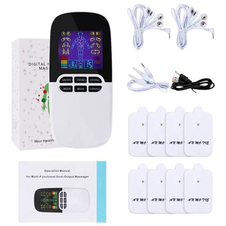 dissot Unité TENS Rechargeable Santé MéRidien Machine de ThéRapie NuméRique EMS TENS Machine PhysiothéRapie Corps Cou Massage