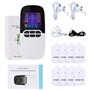 dissot Unité TENS Rechargeable Santé MéRidien Machine de ThéRapie NuméRique EMS TENS Machine PhysiothéRapie Corps Cou Massage
