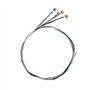 Uooduby 4 pieces Un ensemble de cordes de violon E-A-D-G Noyau en acier + Nickel Plaie Accessoires de pieces d'instruments de mu