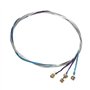 Uooduby 4 pieces Un ensemble de cordes de violon E-A-D-G Noyau en acier + Nickel Plaie Accessoires de pieces d'instruments de mu