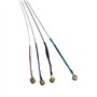 Uooduby 4 pieces Un ensemble de cordes de violon E-A-D-G Noyau en acier + Nickel Plaie Accessoires de pieces d'instruments de mu