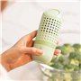 Sefdrert Machine à laver portable pour légumes en forme de capsule Purificateur alimentaire Usage domestique Désinfection Légume