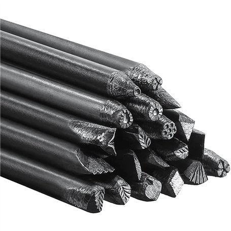 Qusedwey 20 Paquets PoinçOns en Acier 4 Mm Fleur PoinçOn Ensemble de Timbres Pratique MéTal Estampage Kit Estampage Outils pour