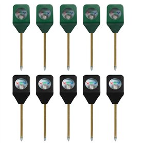 PAMENET Lot de 10 mini hygromètres portables testeur d'humidité du sol pour plantes en pot
