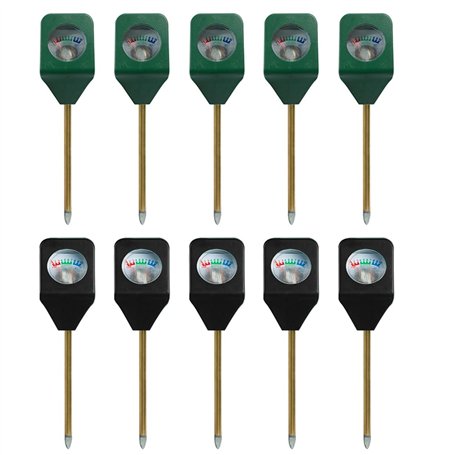 PAMENET Lot de 10 mini hygromètres portables testeur d'humidité du sol pour plantes en pot