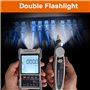 Sirxlevcy ET618 Testeur de Câble RéSeau avec Affichage LCD Analogues Recherche NuméRique POE Test Câble Wiremap Testeur ID Outil