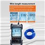 Sirxlevcy ET618 Testeur de Câble RéSeau avec Affichage LCD Analogues Recherche NuméRique POE Test Câble Wiremap Testeur ID Outil