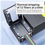 Juqoyue Pince à Dénuder Thermique U9 Fiber pour Fibre Optique Chauffée, Couteau à Dénuder Filaire, Dénudeur de Fibre Chaud pour 