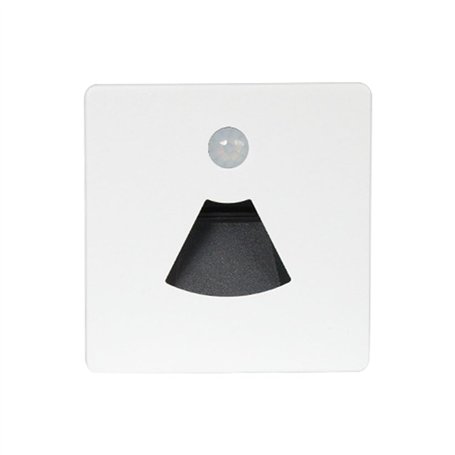 Luobannm 3W LED Lumière Nocturne avec Détecteur de Mouvement Intégré pour Escalier Étanche avec Détecteur de Mouvement pour Bate