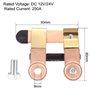 Eeuye 2X Interrupteur de Lame de Couteau à Poteau LatéRal Isolateur de Commutateur de Déconnexion de Batterie 12 V/24 V pour RV 