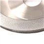 Nettoppo Meule Argentée 100X32X20X10X5 pour Meule Diamantée en Forme de Bol en Tungstène à Lame en Alliage