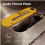 Reinscer DWE7402DI Accessoires de scie circulaire de table Dado ThroatPlate Dado Blades pour scie circulaire de table DWE7490 DW