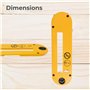 Reinscer DWE7402DI Accessoires de scie circulaire de table Dado ThroatPlate Dado Blades pour scie circulaire de table DWE7490 DW
