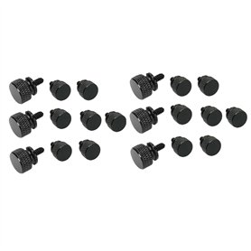 MQODLFP 20 PièCes/Lot UNC6-32 M3.5 Vis à Main pour Support GPU PSU BoîTier D'Ordinateur Vis de Panneau LatéRal PC Assembler Refr