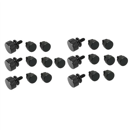 MQODLFP 20 PièCes/Lot UNC6-32 M3.5 Vis à Main pour Support GPU PSU BoîTier D'Ordinateur Vis de Panneau LatéRal PC Assembler Refr