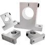 NJTHNTJR 2 Pièces de Tige de Serrage de Rail de Mouvement Linéaire, Support de Guidage de Rail, Support D'Arbre, Support D'Accou
