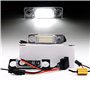 XEDLAMP 2 pièces sans erreur blanc LED numéro de plaque d'immatriculation lumières for Seat Alhambra MKI 7V