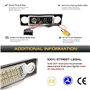 XEDLAMP 2 pièces sans erreur blanc LED numéro de plaque d'immatriculation lumières for Seat Alhambra MKI 7V, for VW, for Sharan 