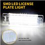XEDLAMP Lampes d'éclairage de plaque d'immatriculation 24SMD, for Opel, for Vauxhall, Adam Astra H Astra J Astra K Cascada Corsa
