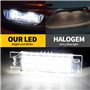 XEDLAMP Lampes d'éclairage de plaque d'immatriculation 24SMD, for Opel, for Vauxhall, Adam Astra H Astra J Astra K Cascada Corsa