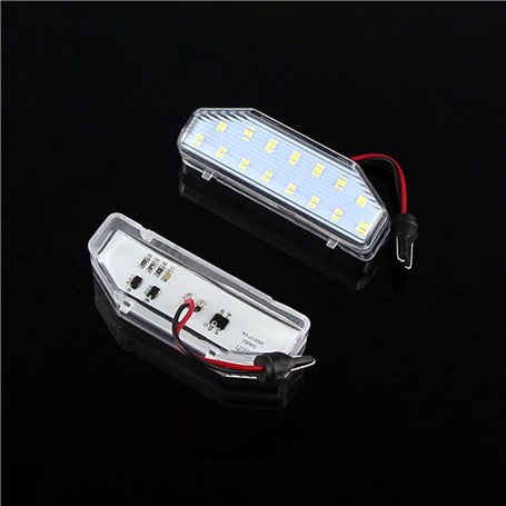 XEDLAMP 2X 12V SMD pièces arrière de Voiture Blanches Lampes d'éclairage de Plaque d'immatriculation