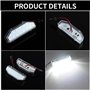 XEDLAMP 2X 12V SMD pièces arrière de Voiture Blanches Lampes d'éclairage de Plaque d'immatriculation, for, for Mazda, 6 GH 2007-
