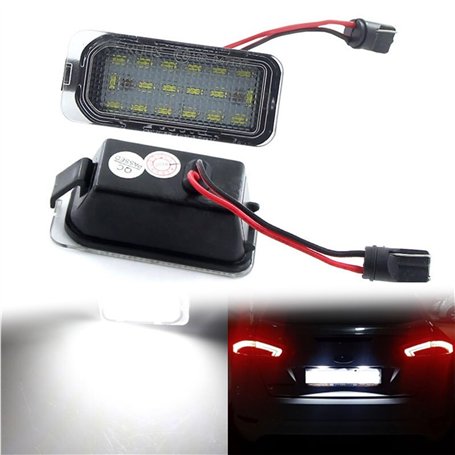 XEDLAMP Lampes lumineuses de plaque d'immatriculation sans erreur