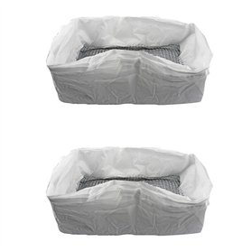 Gvvsjgdbis 20 PièCes Filtre RéUtilisable pour ExcréMents Chat Mains Doublures D'ExcréMents Chat Animaux Compagnie Filtre Sac Sab