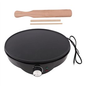 Yominerr Crêpière Électrique avec Répartiteur de Pâte